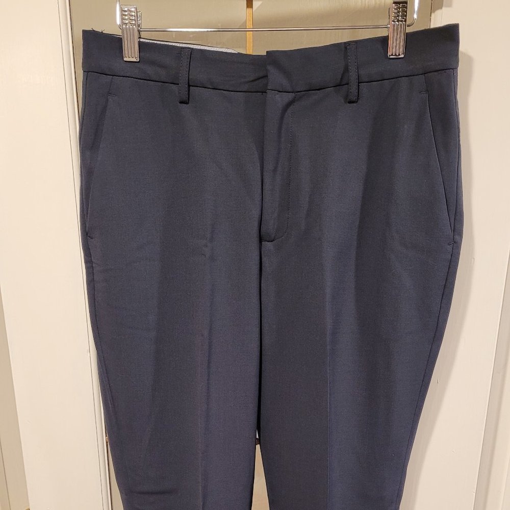JOMERS Navy Wool Trousers, 29 waist